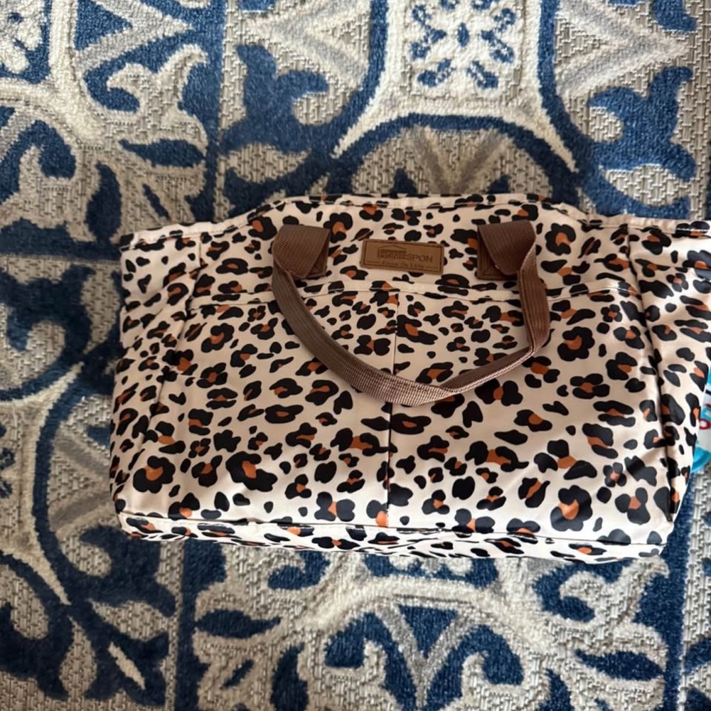 Lesportsac Brown Baby Bag with Animal Print